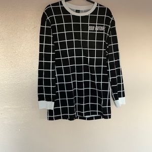 NWOT Odd Future Long Sleeve Black Block Shirt